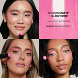 NUDESTIX  Nudies Matte Blush + Glow Core in Magenta Magic