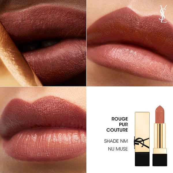YSL ROUGE PUR COUTURE LIPSTICK IN NU MUSE MINI 1.3 G Dolce Vita