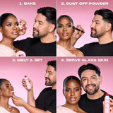 ONE/SIZE  Powder Melt Glass Setting Spray