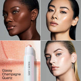 HAUS LABS  Glassy Balm Highlighter Stick in Glassy Champagne Quartz