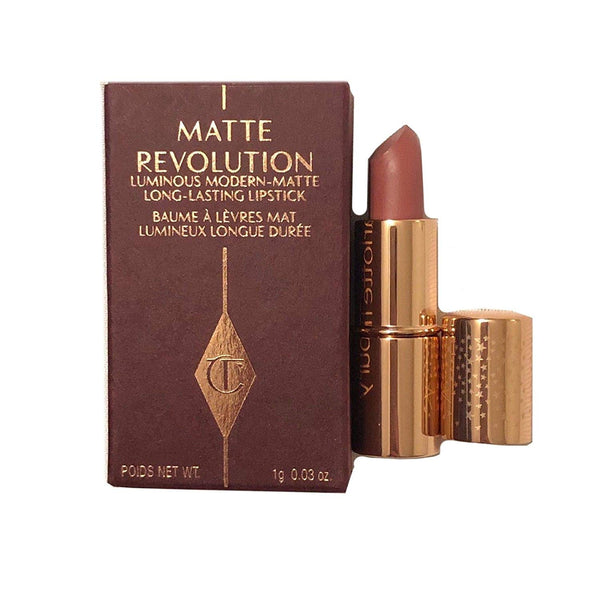 CHARLOTTE TILBURY Matte Revolution Lipstick in  Pillow Talk MINI 1 g
