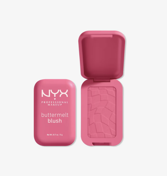 NYX Professional Makeup Buttermelt Pressed Powder Blush in For the Butta