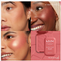 NYX Professional Makeup Buttermelt Pressed Powder Blush in Feeling Butta