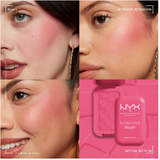 NYX Professional Makeup Buttermelt Pressed Powder Blush in Getting Butta