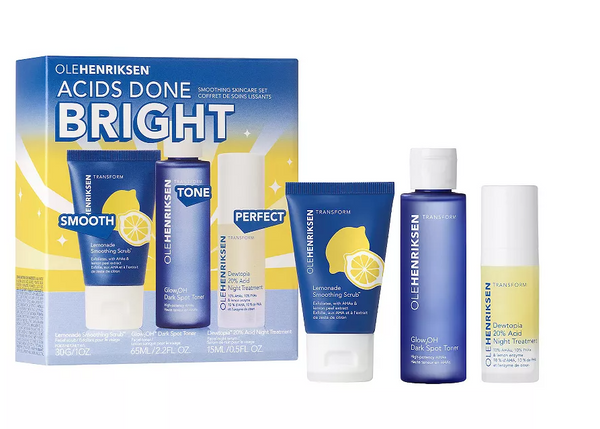 OLEHENRIKSEN Acids Done Bright Smoothing Skincare Set