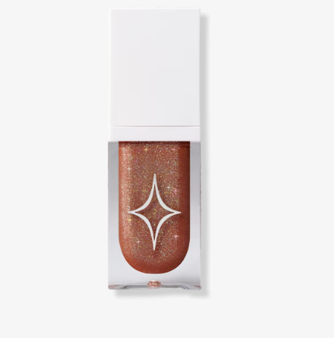 HALF MAGIC Magic Drip Glitter Lip Gloss in Magic Brownie