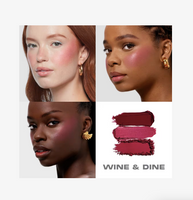 Morphe Cheek Thrills Multi-Finish Face Trio in Wine & Dine