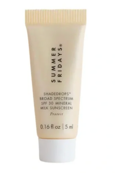 Summer Fridays  ShadeDrops Mineral Milk Sunscreen SPF 30 mini - 5 ml