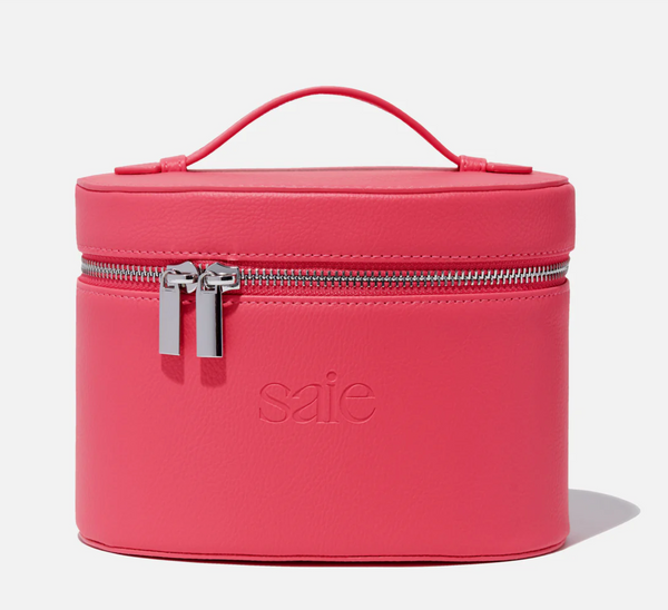 Saie The Mini Vanity Case in Fuchsia