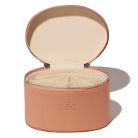 Saie The Mini Vanity Case in Peach
