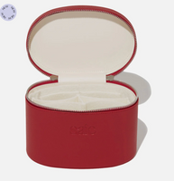 Saie The Mini Vanity Case in Red