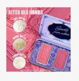 NYX Bridgerton Buttermelt Royal Blush Duo Palette in Lady In Silver