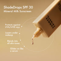 Summer Fridays  ShadeDrops Mineral Milk Sunscreen SPF 30 mini - 5 ml