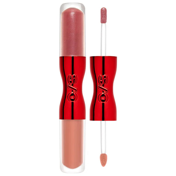 ONE/SIZE Lip Snatcher Hydrating Liquid Lipstick and Lip Gloss Duo in Be About It