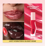 Gisou Honey Infused Hydrating Lip Oil in Strawberry Sorbet