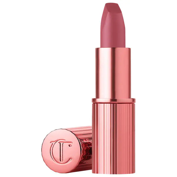 Charlotte Tilbury K.I.S.S.I.N.G Satin Shine Lipstick mini in shade 90's Pink - 1.1 g