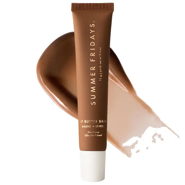 Summer Fridays Lip Butter Balm in Hot Cocoa