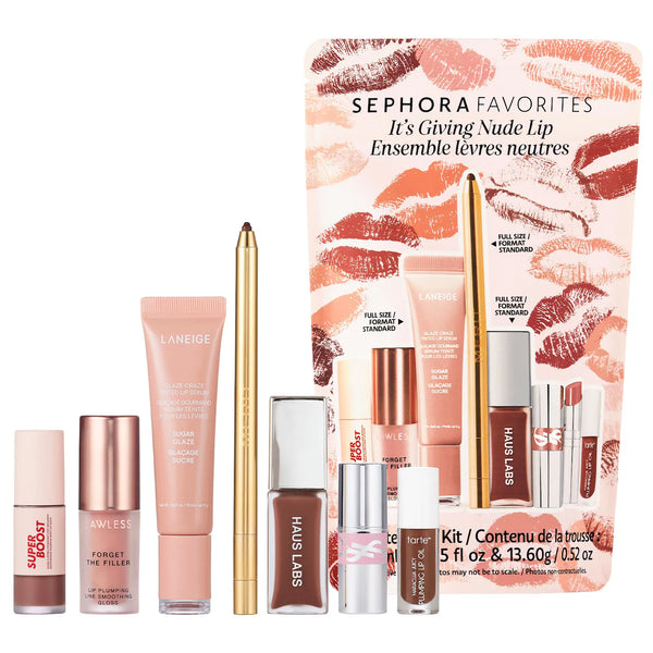 Sephora Favorites  It's Giving Nude Lip Makeup Set