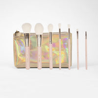 BH Cosmetics  Travel Series - 7 Piece Face & Eye Brush Set with Bag
