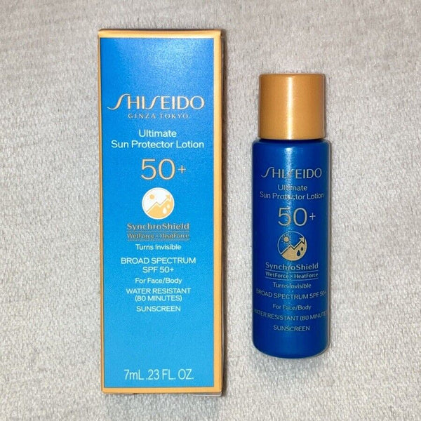 Shiseido Ultimate Sun Protection Lotion SPF 50+ Sunscreen MINI, 7ml
